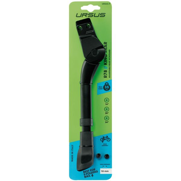Ursus Standard King Mini | Rear | 16-24 inch | 18mm | black