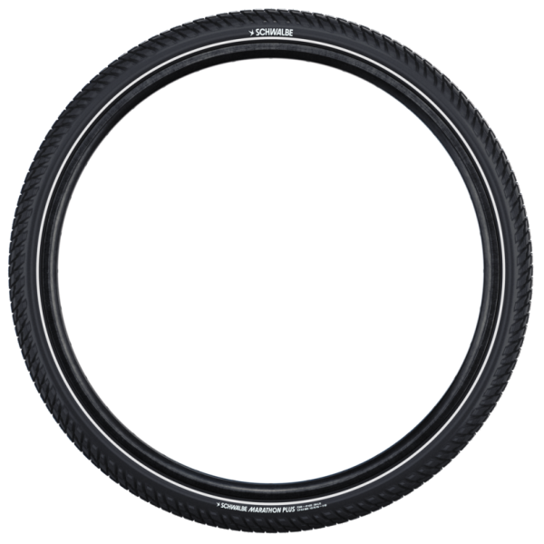Schwalbe marathon plus tour - cablato - addix e - smart dualguard - 28x1.75 - nero + reflex