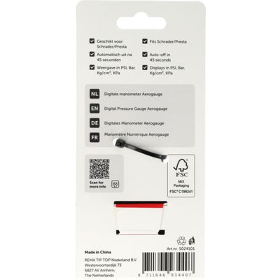 Simson digitale manometer aerogauge