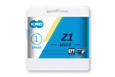 KMC Z1 EPT 112 Schakels, 1 2 x 1 8, argento, antiruggine