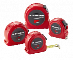 Flessometro Facom 8mt 25mm bifacciale con custodia in ABS
