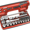 Facom compacte doos 1 2’’6-kant met ratel met stofdichte kop - sl.dbox1pb