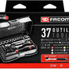 Caja de enchufes Facom 1 4 Apretar y desatornillar por 6 lados.