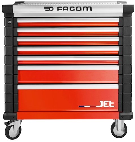Carrello portautensili Facom jet 7 cassetti m4 rosso - jet.7m4a
