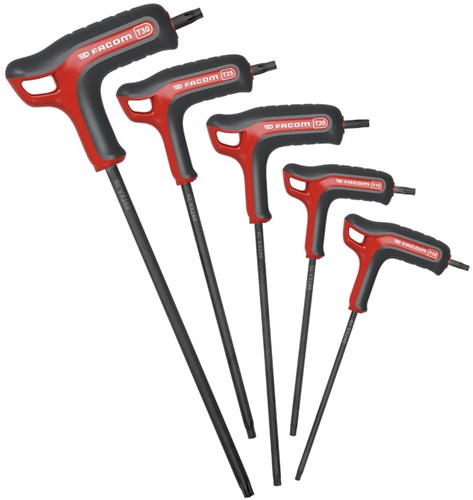 Facom set 5 chiavi esagonali torx 'pistola'