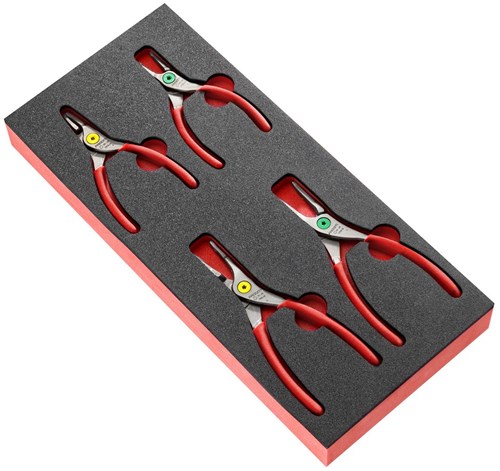 Modulo Facom con 4 pinze per anelli elastici