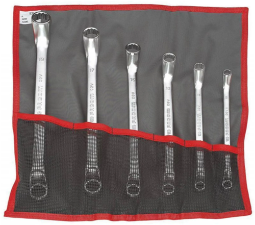 Facom nylon etui 6 opbergzakjes - n.38a-6c