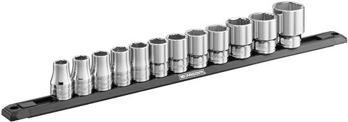 Set di prese Facom ogv® | 1 2” 6 facce | 12 pezzi su guida - s.40egrppb