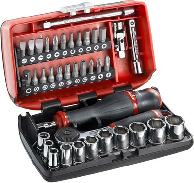 Kit 1 4 prese compatte Facom a 6 facce 5,5-14 mm