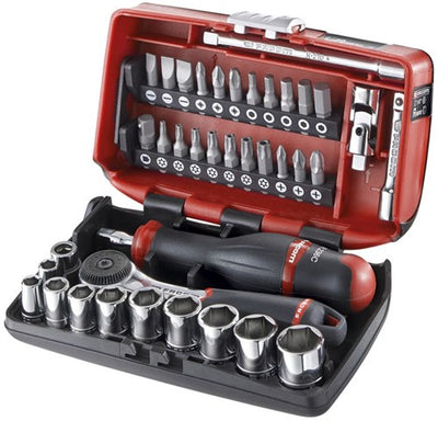 Kit 1 4 prese compatte Facom a 6 facce 5,5-14 mm