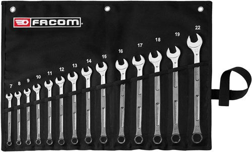 Composición Facom de 14 llaves combinadas ogv grip xl en un kit - 441.jv14grppb