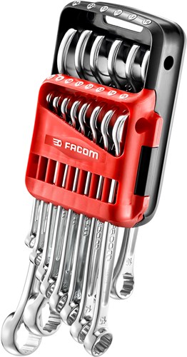 Facom set di 14 chiavi combinate in supporto - 440.jp14