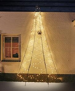 Fairybell da parete 240 LED bianco caldo alto 4 m - 5534962