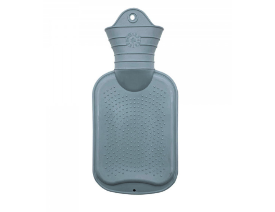 Soccia di acqua calda in gomma naturale Fairzone - FSC - 0.7L - Grigio