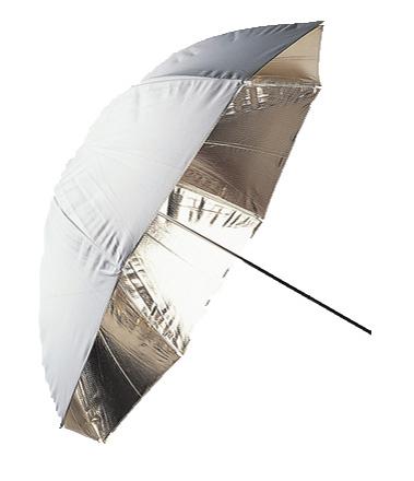 Falcon Eyes FlitsParaplu Ur-48G Oro White 122 cm