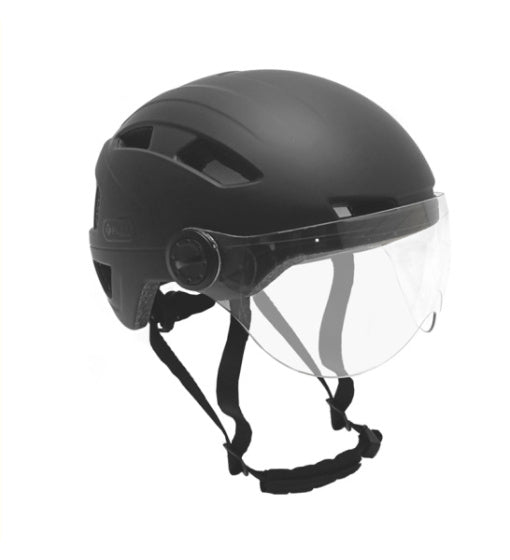 Visor del casco 55-58 cm Tamaño negro mate M