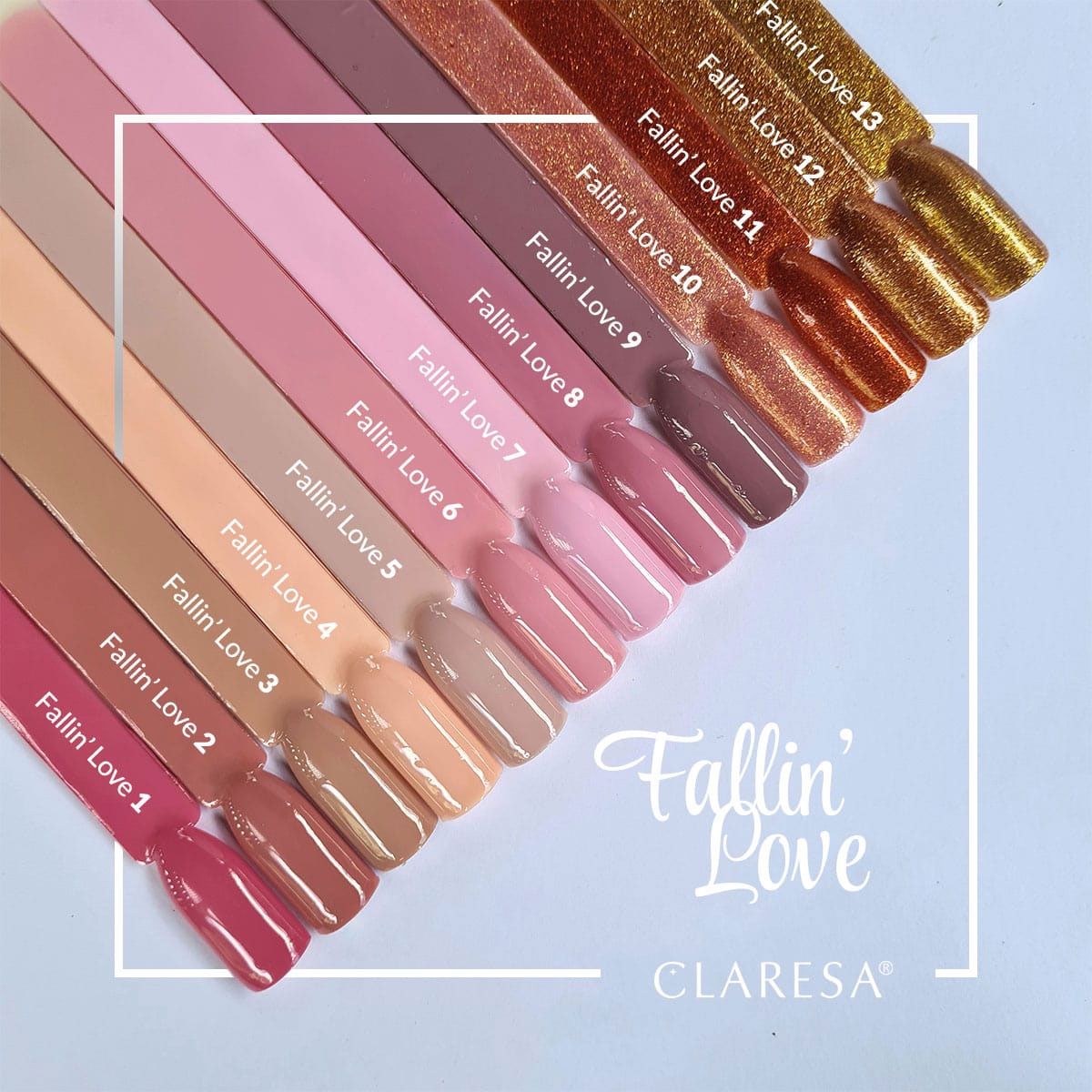 Claresa uv led gellak 5ml fallin' love 1