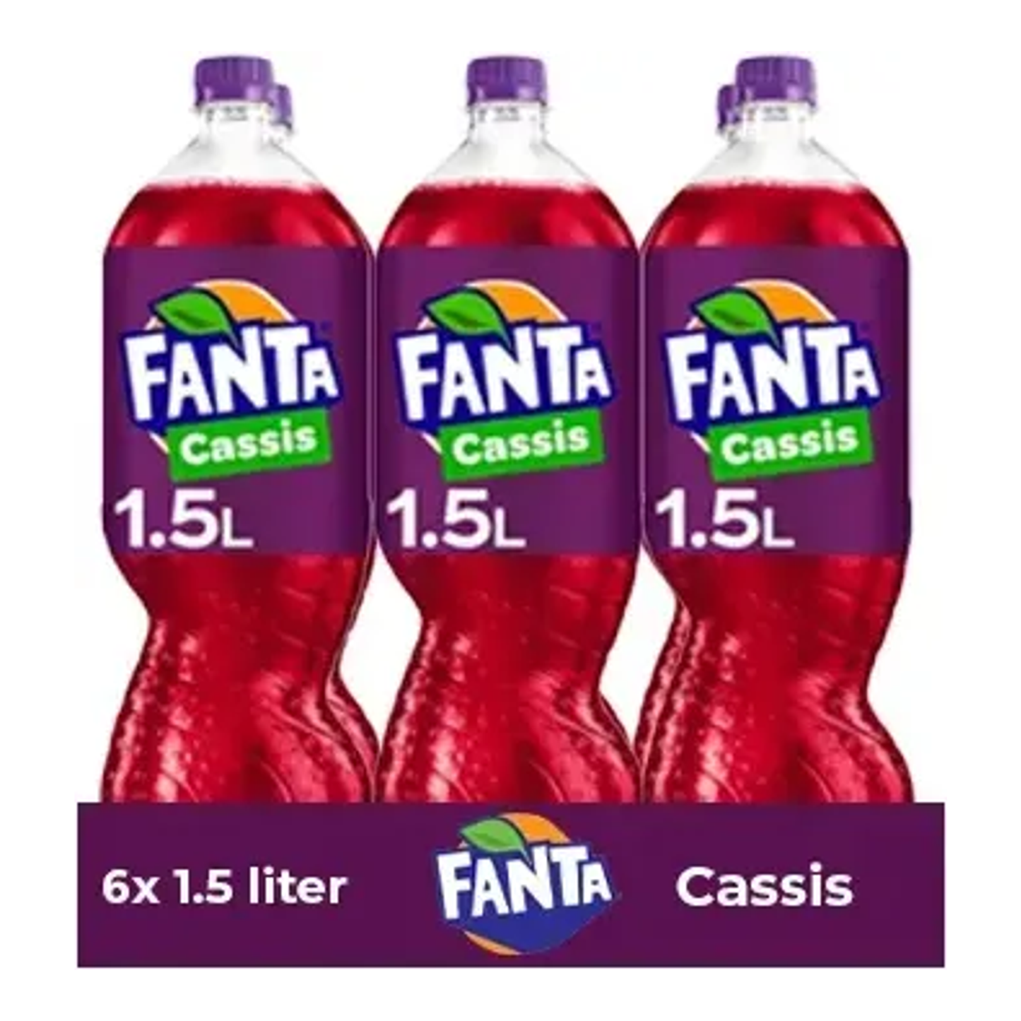 Fanta cassis pet fles (6x 1,5 liter)