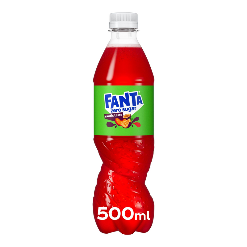 Fanta exótica tapa cero azúcar (12x 50cl)
