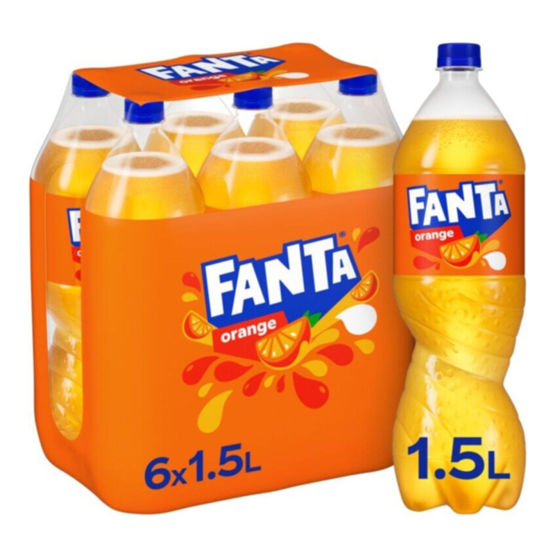 Tappo Fanta arancione (6x 1,5 litri)