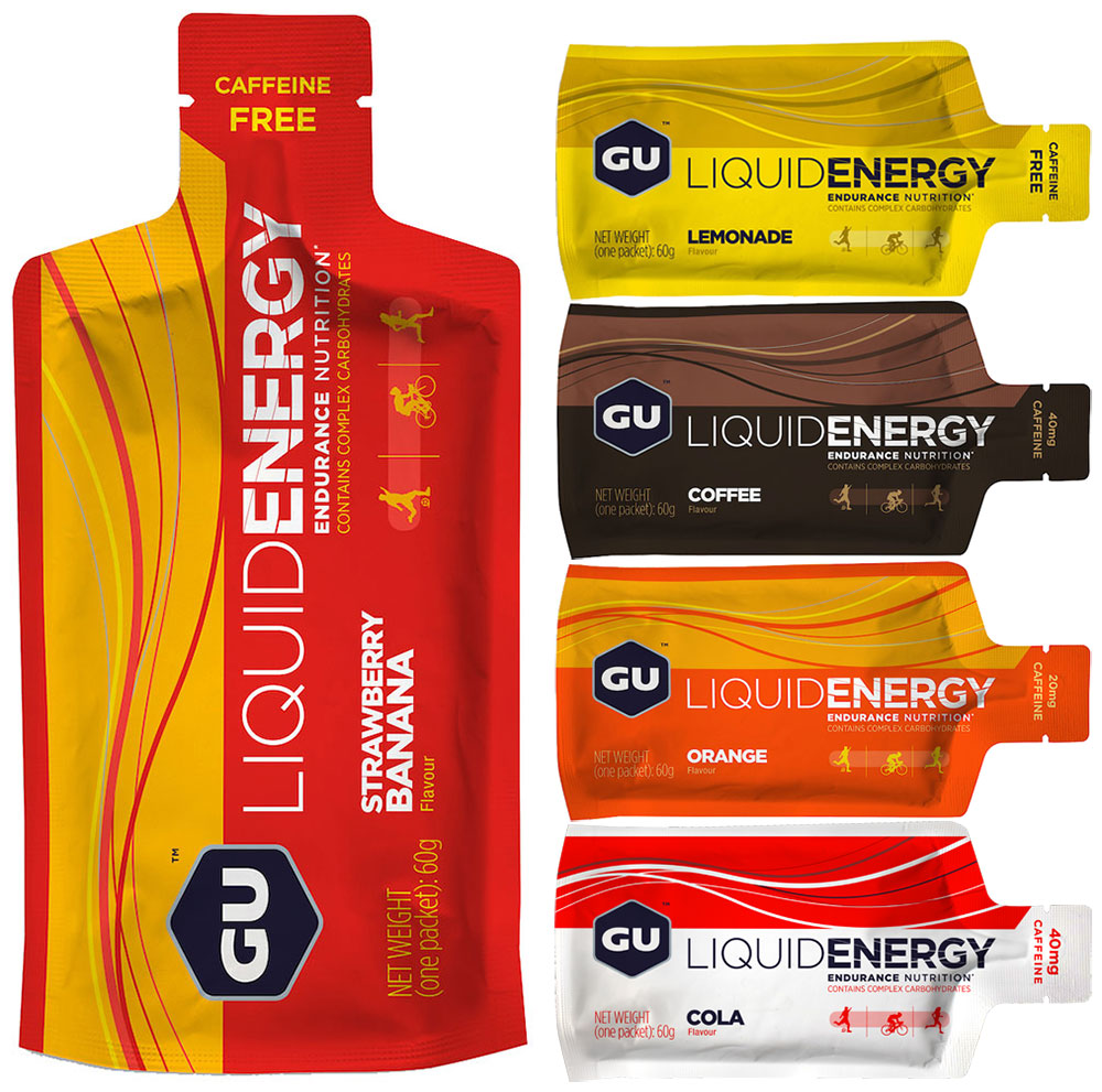 Gu liquid energy gel 60g | strawberry banana