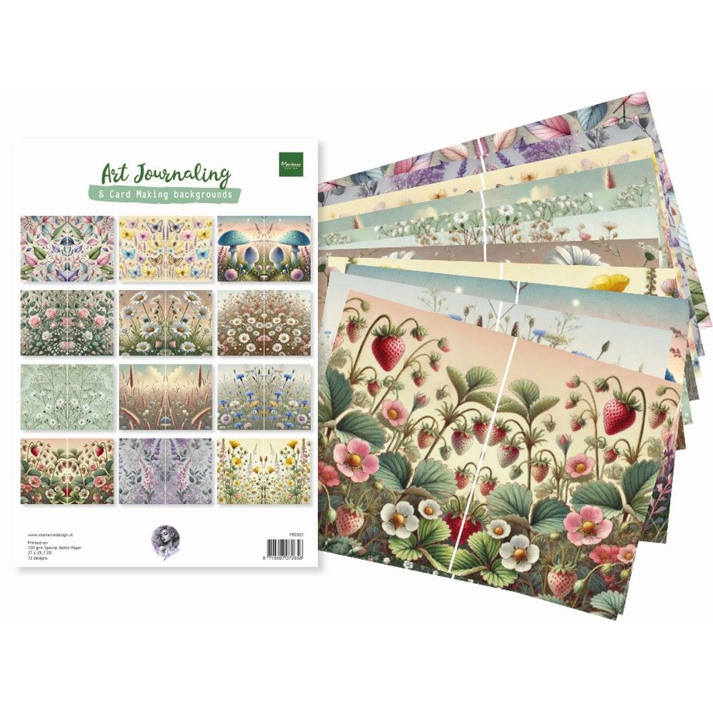 Design Marianne • set di carta per diario artistico di Fairybells