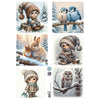 Design Marianne • decoupage invernale da sogno di Fairybells