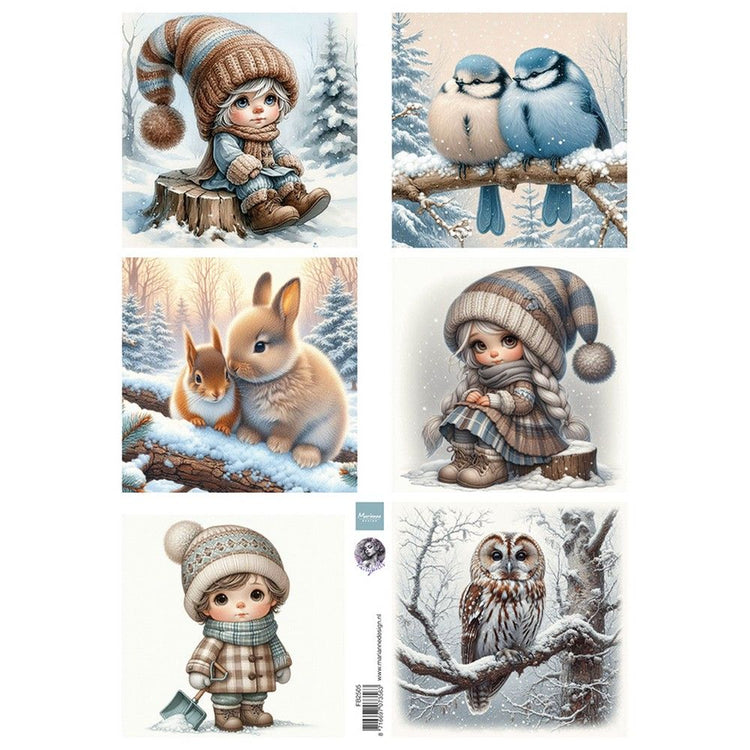 Marianne design • decoupage dreamy winter by fairybells