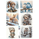 Design Marianne • decoupage invernale da sogno di Fairybells