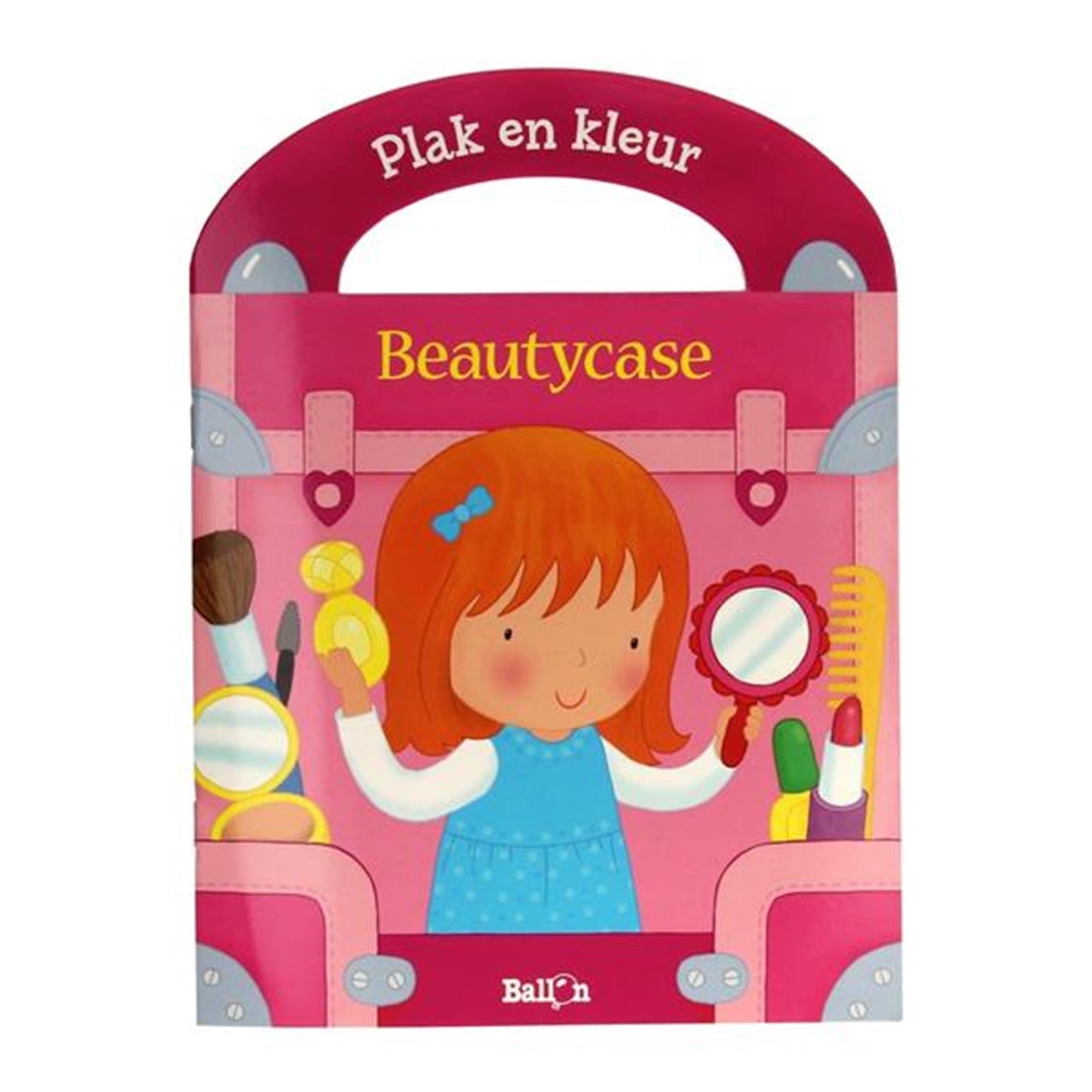 Estuche de belleza para pegar y colorear