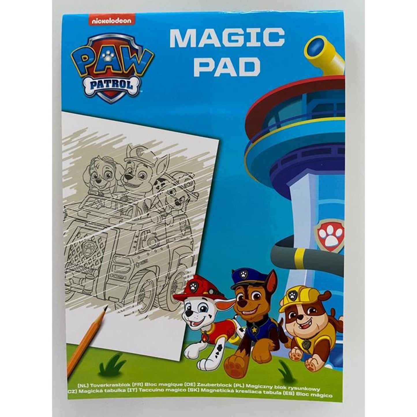 Blocco antigraffio magico Paw Patrol 21x15 cm