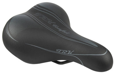 QtCychectech Cycle Tech Trk Comfort Saddle Black Grey Blister 0300970