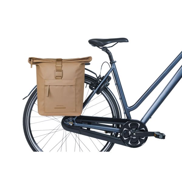 Basil borsa doppia bici brooklyn mik 41l 14 x 30 x 37 cm - sabbia