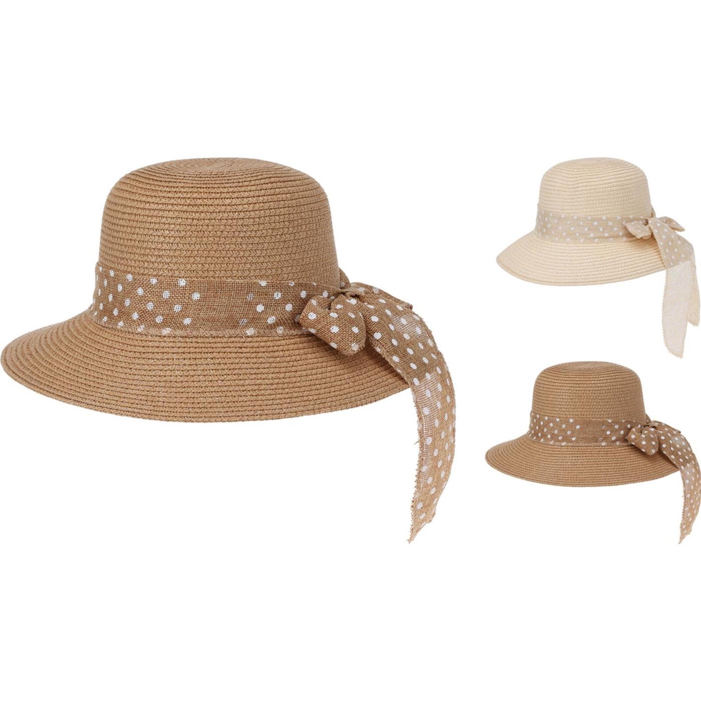 Cappello da donna naturale