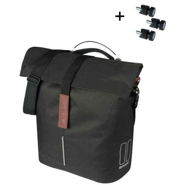 Basil Bicycle Shopper City 14 litros 11 x 29 x 36 cm Negro
