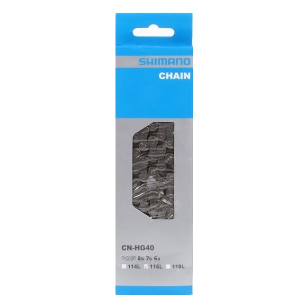 Collana shimano hg40 6 7 8v 116 Schakels - Grigio