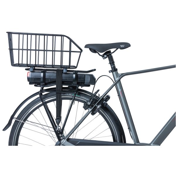 Basil Cento Alu WSL - Canasta trasera - 22 litros - Matt Black