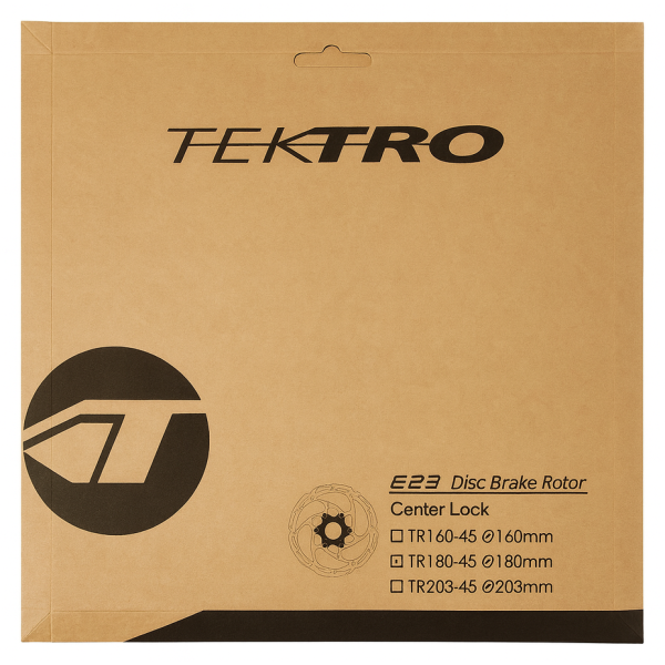TECTRO Disco freno TR180-45 Ø180x2,3 mm Centerlock Silver