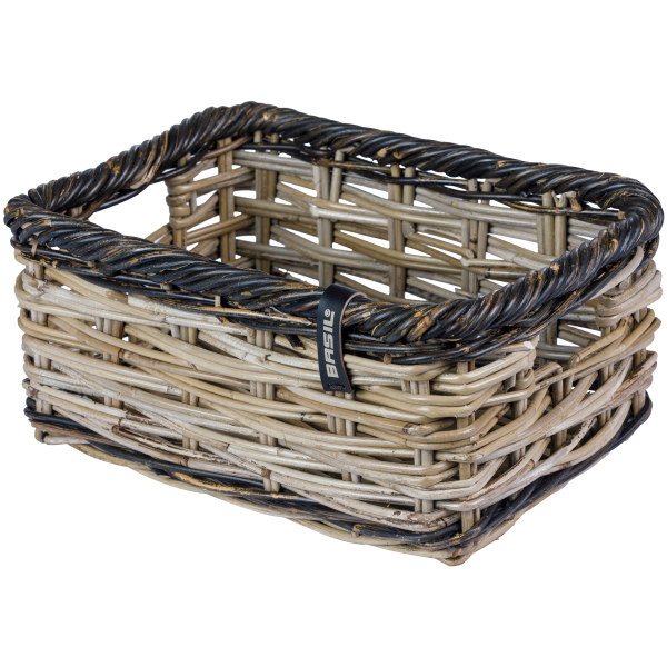 Basil Bicycle basket Dijon Small Gray Black