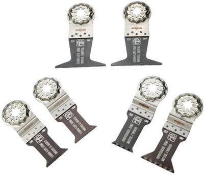 Juego de hojas de sierra Fein Best of E-Cut SL Wood+Metal de 6 piezas
