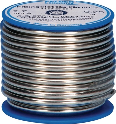 Felder raccordo a saldare | 2,7 mm | 250 g| s-sn97cu3 | 1 pezzo - 149727201 149727201