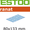 Festool accessoires granat stf 80x133 p180 gr 10 schuurstroken | 497130