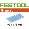Accesorios festool granat stf 93x178 p100 gr 100 tiras de lijado | 499633