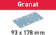 Festool accessoires granat stf 93x178 p120 gr 100 schuurstroken | 498936