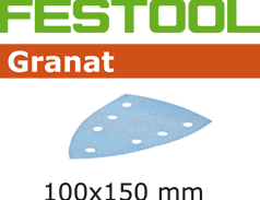 Accesorios festool granat stf delta 7 p320 gr 100 hojas de lija | 497143