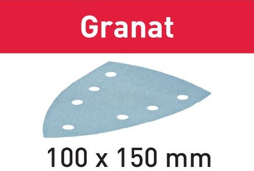 Accesorios festool granat stf delta 7 p320 gr 100 hojas de lija | 497143