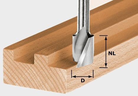 Accessori Festool hs spi s8 d6 16 fresa per scanalature a spirale | 490944