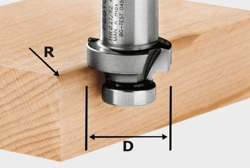 Festool accessoires hw r2-ofk 500 afrondfrees hw | 490092