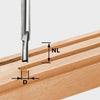 Accessori Festool hw s8 d4 10 fresa per scanalature | 490953