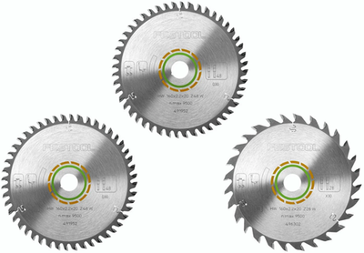 Accessori Festool Set lame per sega ksb-sort 3 w 160x2,2 | per materiali spessi – 578565